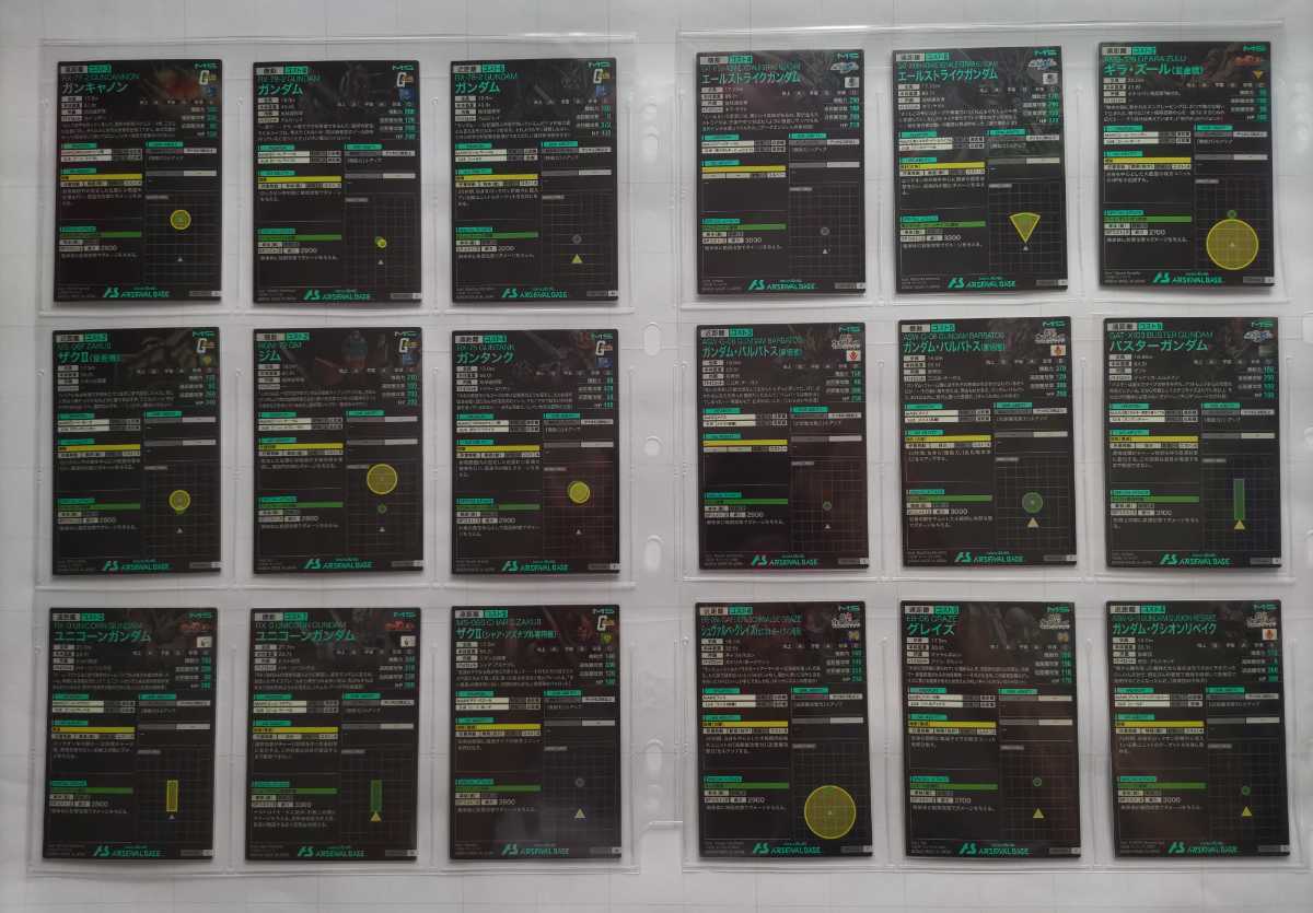ガンダム アーセナルベース 12月版ロケテストカード 36種コンプセット　ロケテ　希少　激レア_画像3