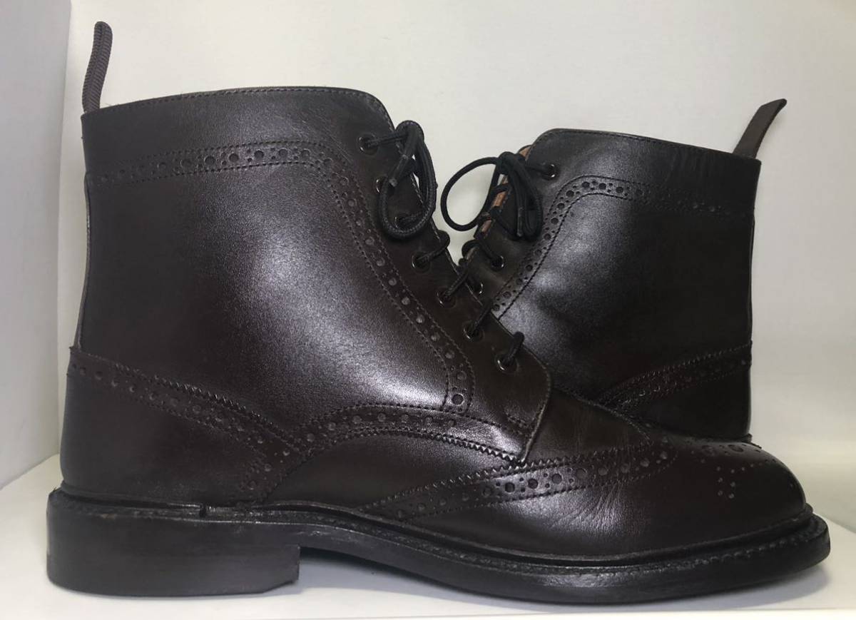  prompt decision trying on degree regular price 30.800 jpy London Shoe Make London shoe make-up UK9 27.5cm Country boots leather shoes casual dark brown 