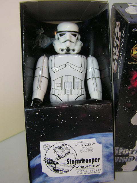  dead stock!!* Osaka tin plate tin plate made Star Wars Stormtrooper *