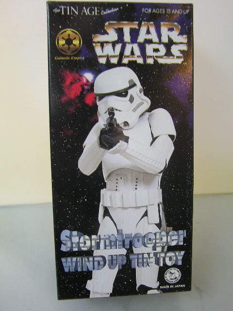  dead stock!!* Osaka tin plate tin plate made Star Wars Stormtrooper *