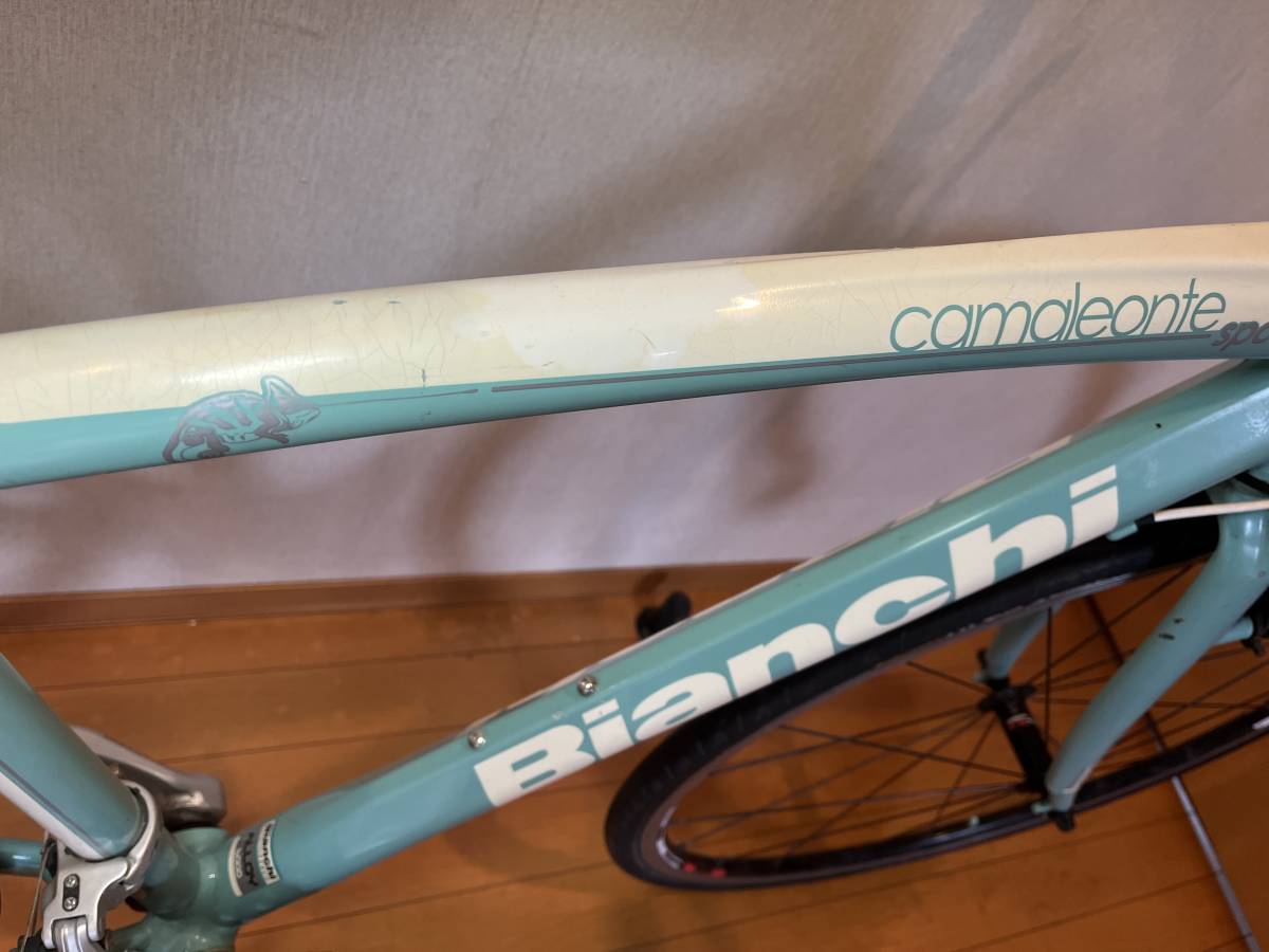 Bianchi】ビアンキ<カメレオンテ3>チェレステ 3×9S カーボンFORK SMP