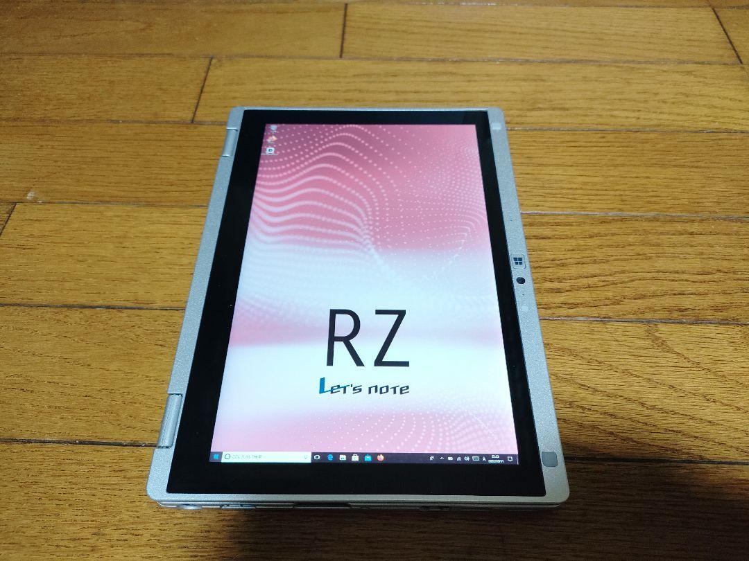 美品 パナソニック Let's Note CF-RZ5 2in1 WUXGA解像度10.1インチ Core m5-6Y57 メモリ8GB  新品SSD512GB OFFICE2019