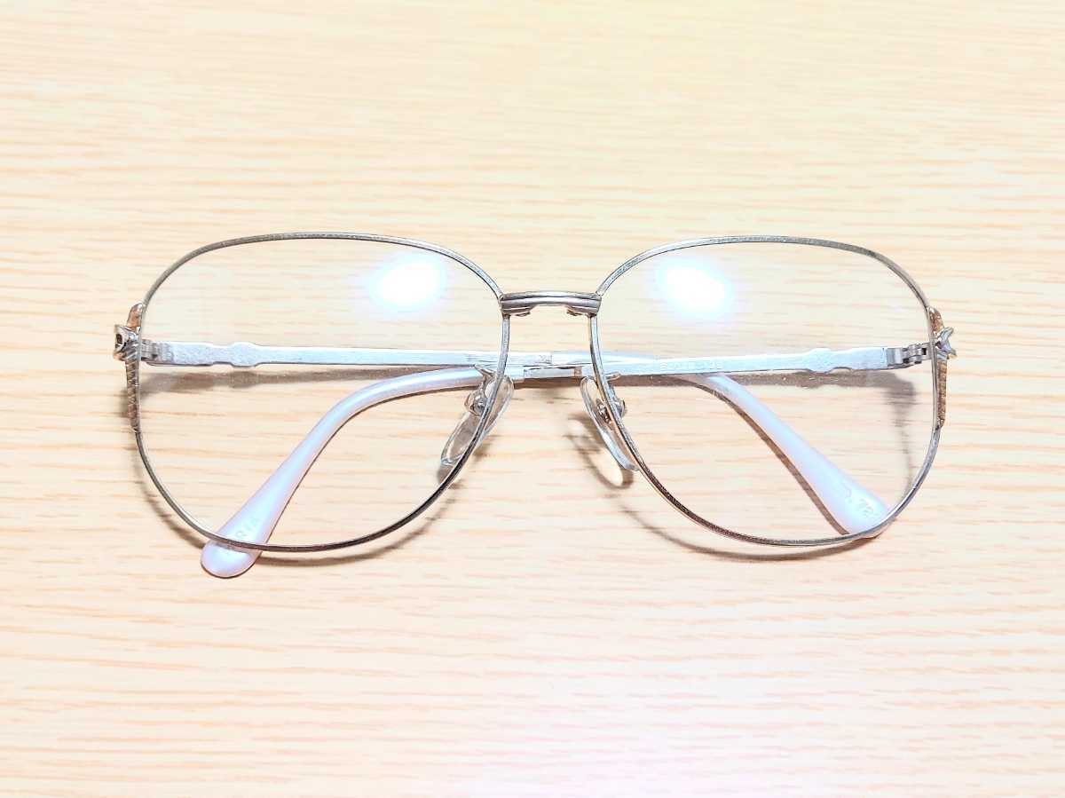 新品　メガネ　眼鏡　高級感　オシャレ　上品　フルリム　チタン　ゴールド　ウェリントン_画像7