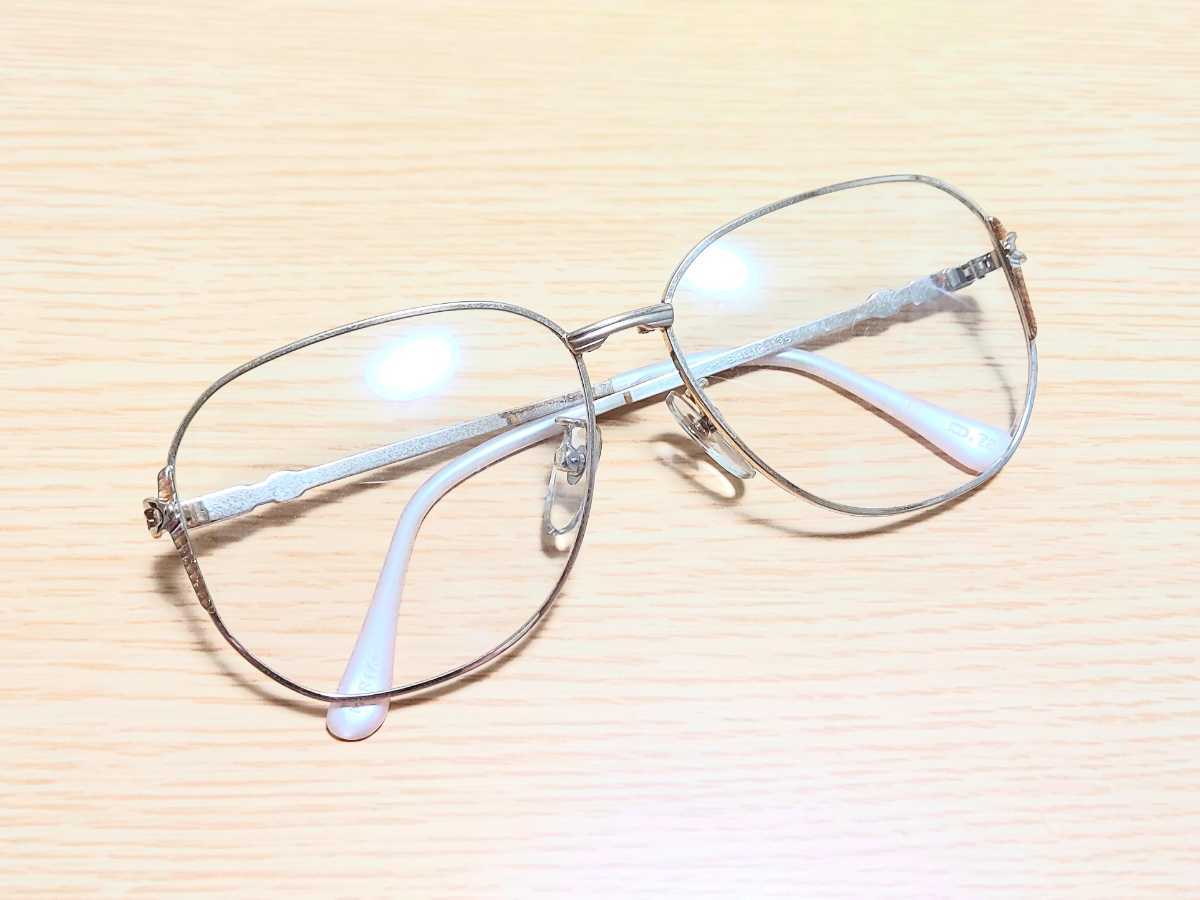 新品　メガネ　眼鏡　高級感　オシャレ　上品　フルリム　チタン　ゴールド　ウェリントン_画像6
