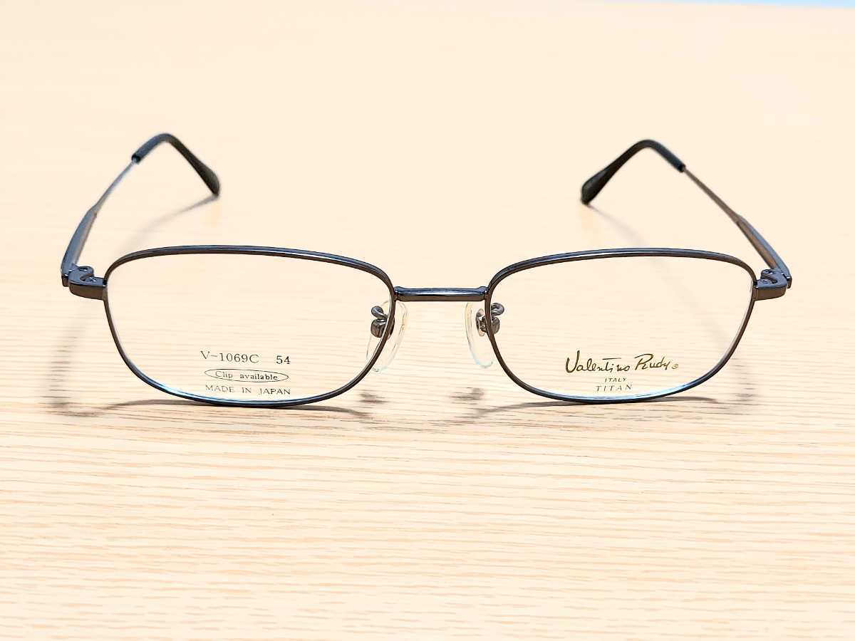 新品　valentino rudy　バレンチノルーディ 日本製　メガネ　眼鏡　高級感　オシャレ　上品　フルリム　チタン　ブラウン系_画像3