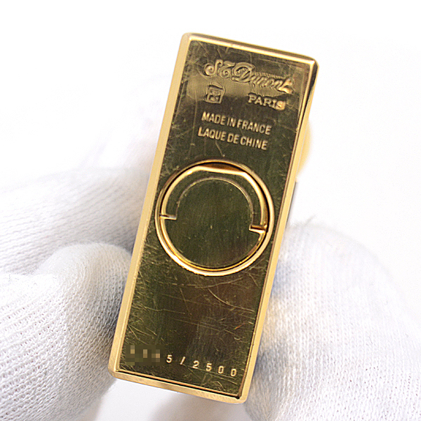 デュポン ライター メンズ テアトロ アルルカン ライター ハンマーヘッド 世界2500個限定 ゴールド 
