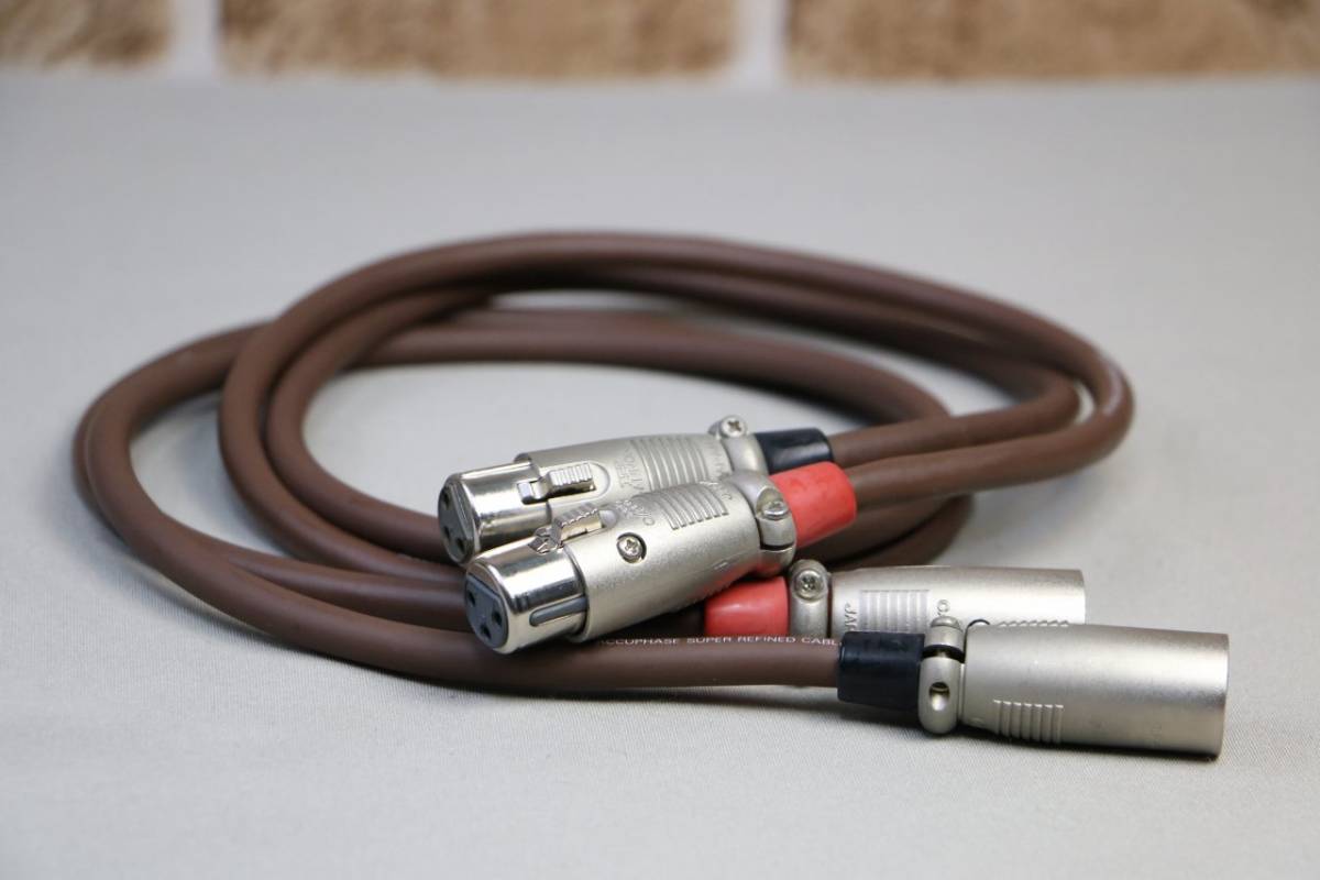 Accuphase アキュフェーズ ASLC-10 XLRケーブル 高純度7N銅線 Accuphase アキュフェーズ ASLC-10 XLRケーブル 高純度7N銅線