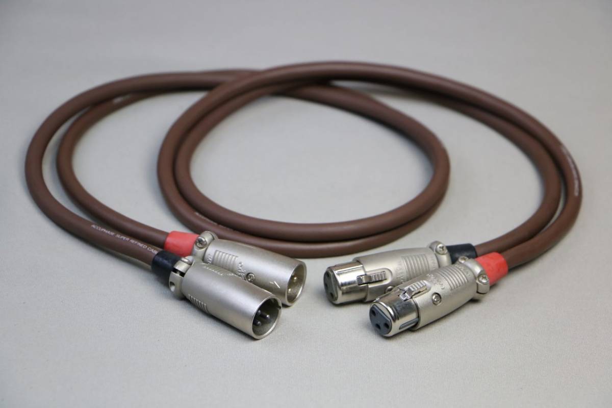 Accuphase アキュフェーズ ASLC-10 XLRケーブル 高純度7N銅線 Accuphase アキュフェーズ ASLC-10 XLRケーブル 高純度7N銅線