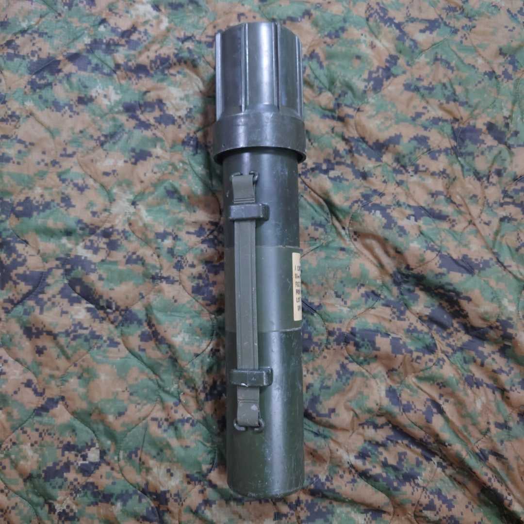 【最終出品】米軍放出品 81mm MORTRA M889 砲弾ケース ミリタリー サバゲー リエナクトの画像3