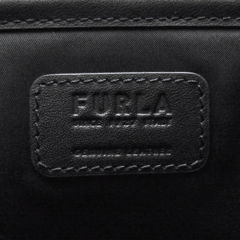 **FURLA( Furla )/ on goods . feeling of luxury. exist ...! business scene .. up mistake not equipped. shoulder with strap leather briefcase 