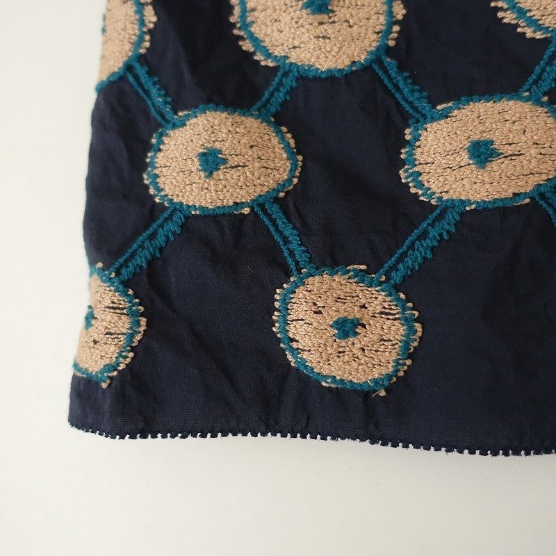 定価4.1万】ミナペルホネン mina perhonen *copains 刺繍ブラウス*38