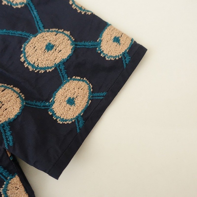 定価4.1万】ミナペルホネン mina perhonen *copains 刺繍ブラウス*38