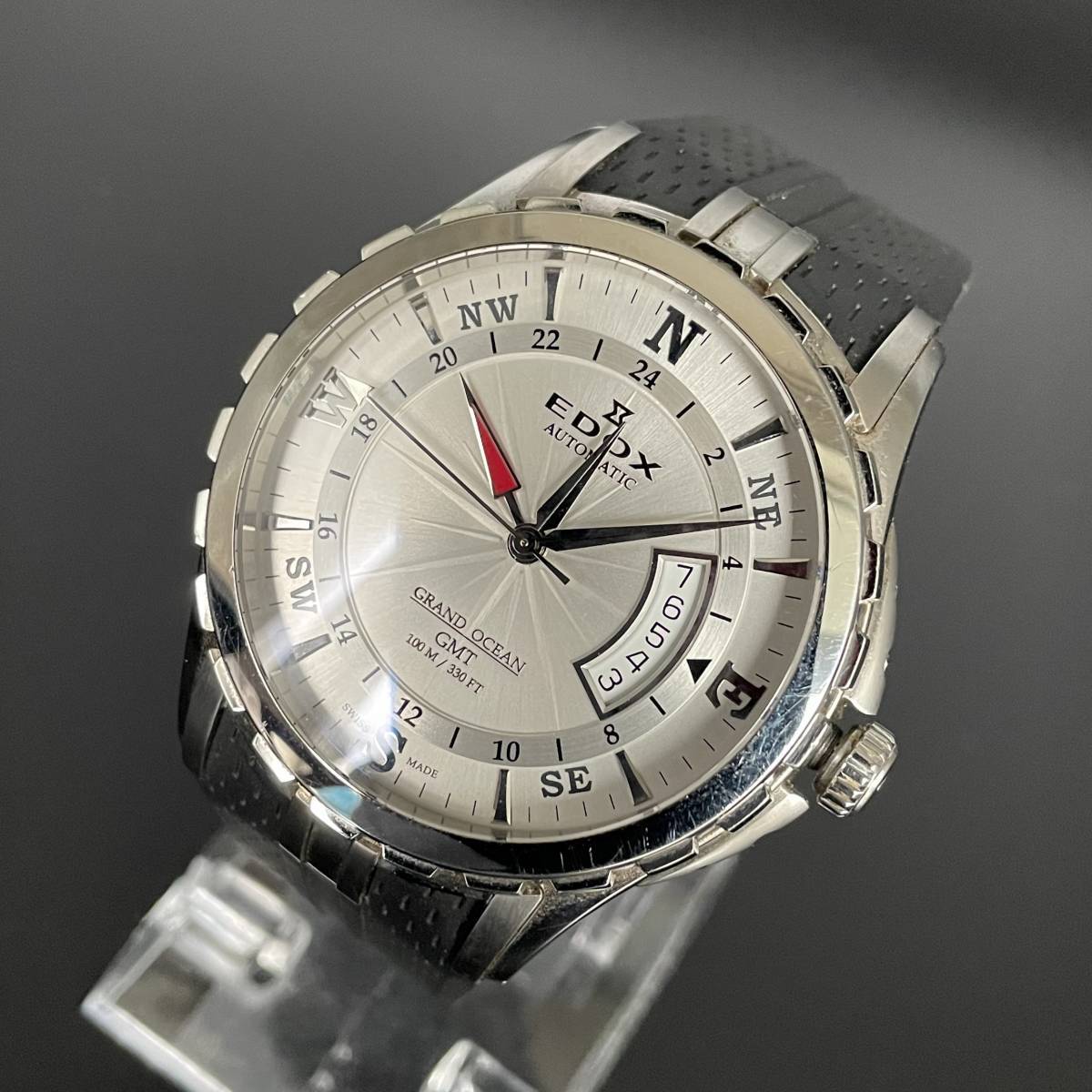 ヤフオク! - 【高級】定価約50万◎/エドックス/EDOX/グランドオー...