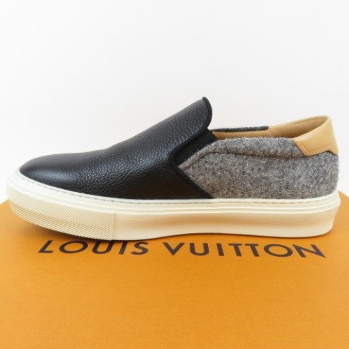 74550☆LOUIS VUITTON ルイヴィトン 未使用品 スリップオン 靴 5 24cm