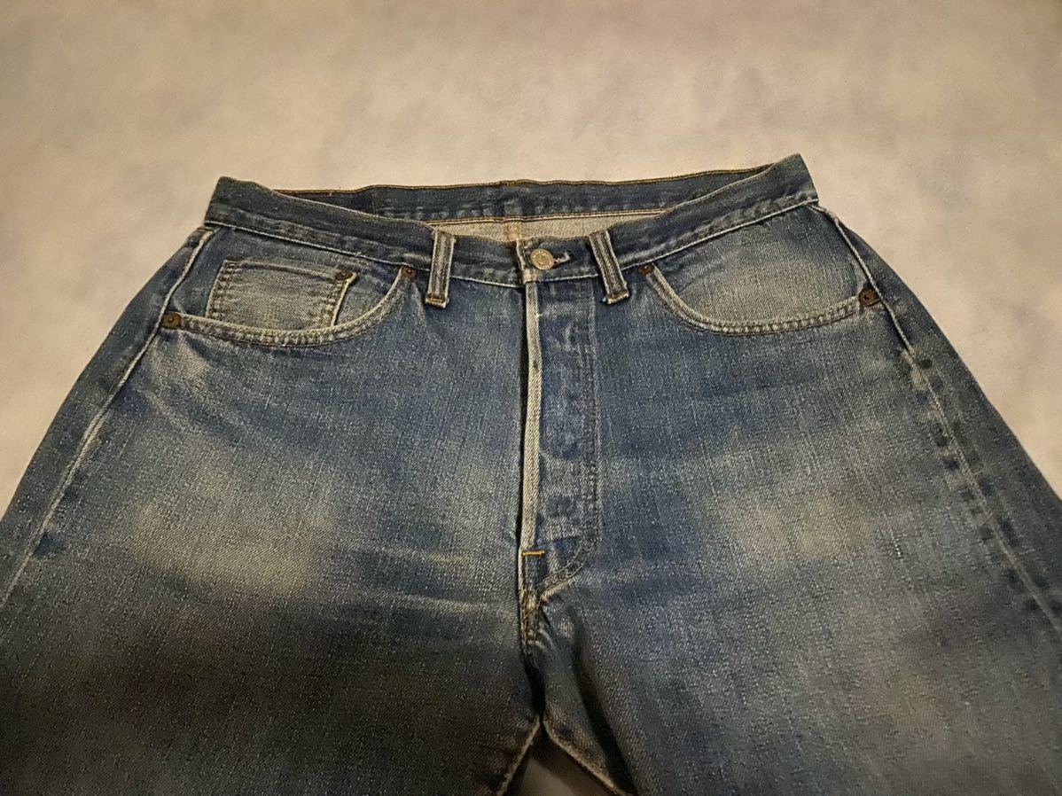 極上 濃紺 Levi's 501 66前期 W34 ビンテージ オリジナル リーバイス