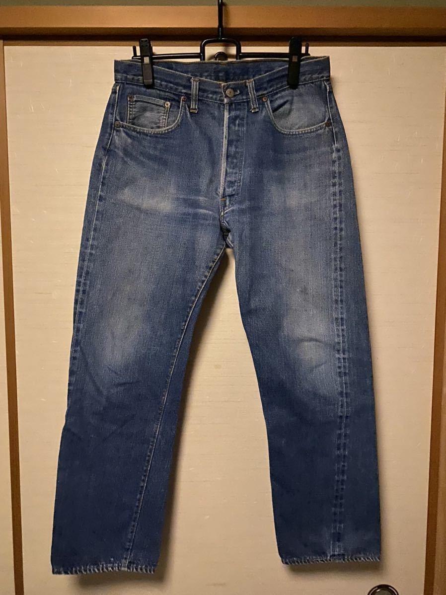 極上 濃紺 Levi's 501 66前期 W34 ビンテージ オリジナル リーバイス