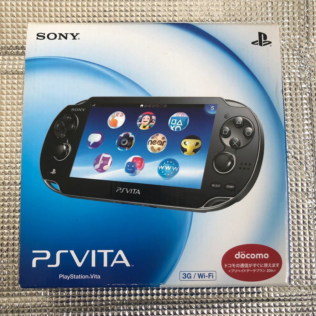 PlayStation Vita 3G/Wi-Fiモデル クリスタル・ブラック PCH-1100 AB01 