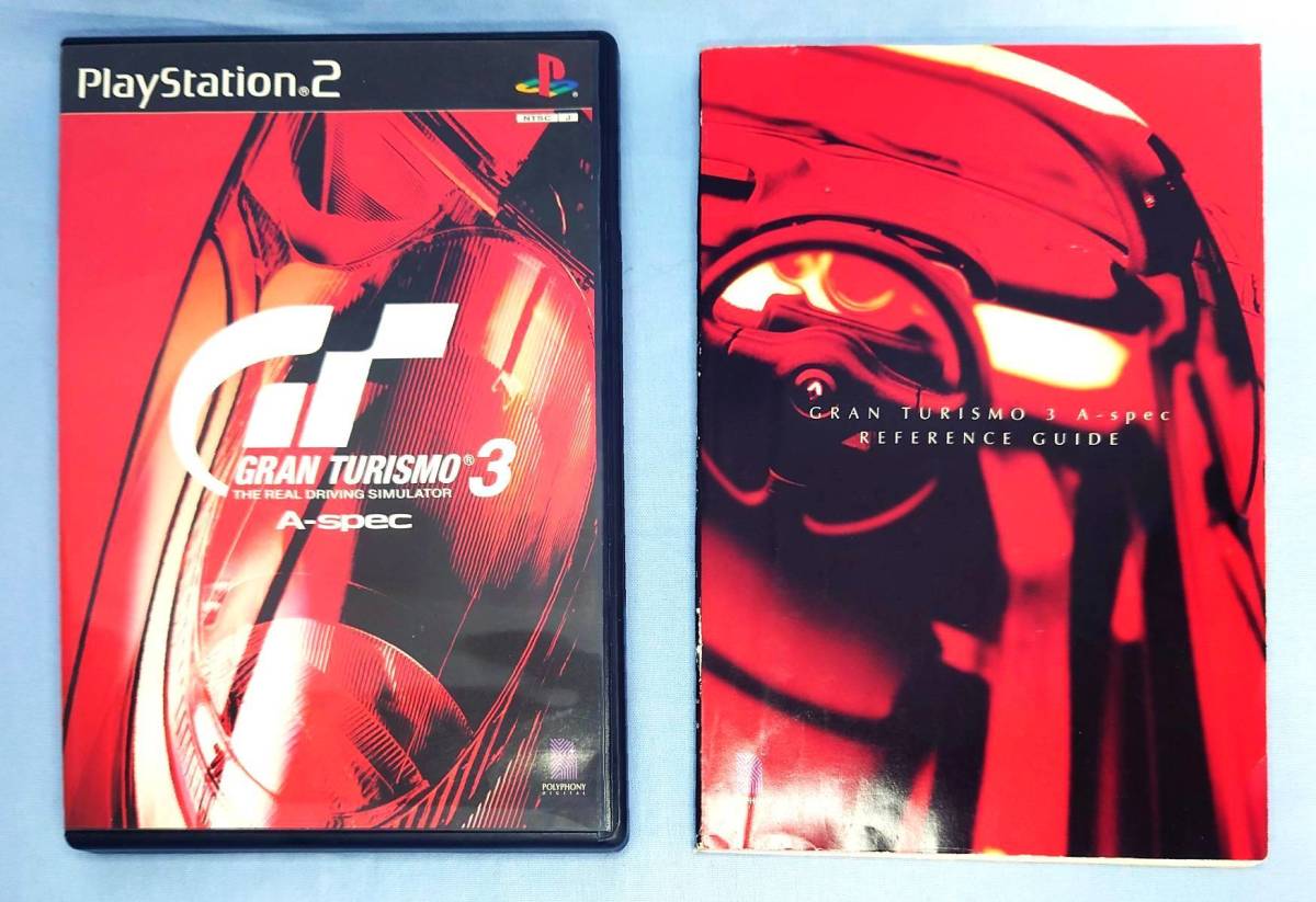 GRAN TURISMO3 A-spec グランツーリスモ3 解説書 REFERENCE GUIDE 付き PlayStation2 プレイステーション2 PS2 ソフト_画像1