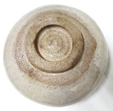 経典 茶道具 吉向松月〔藩斎〕作 白楽 馬盥茶碗 共箱入り 美術品 工芸