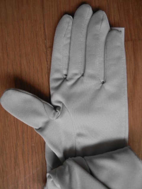 S(22cm)　手袋　抗菌・ウィルス対策アイテム　ライトグレー