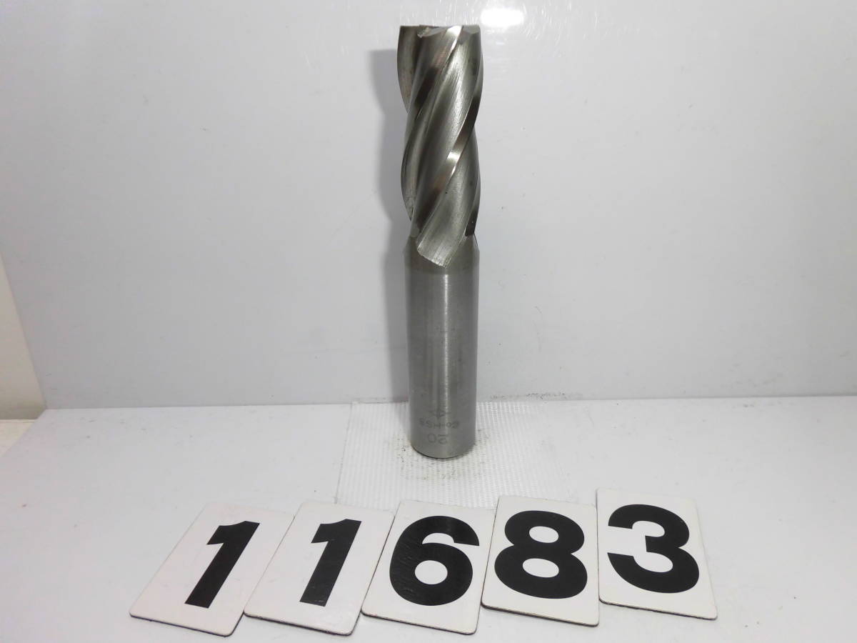 11683 Φ19，6-20-45-110位 ロングハイスエンドミル 大径 美品 KOBELCO