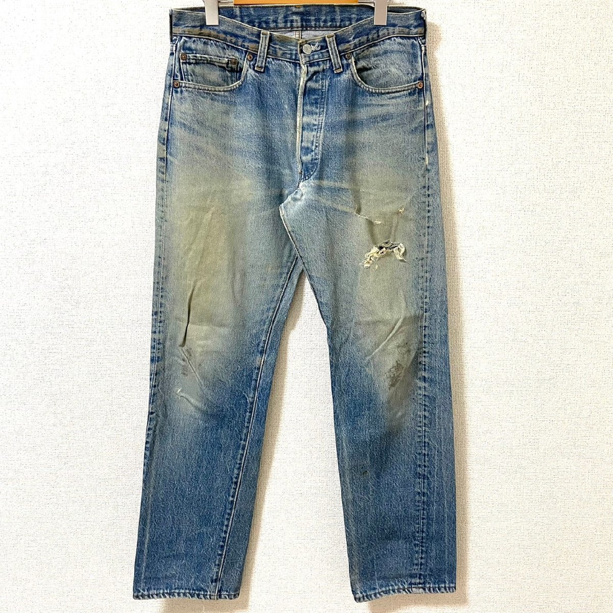 贈る結婚祝い (^w^)b W33 刻印 558 ボタン裏 ボタンフライ Levi's 脇