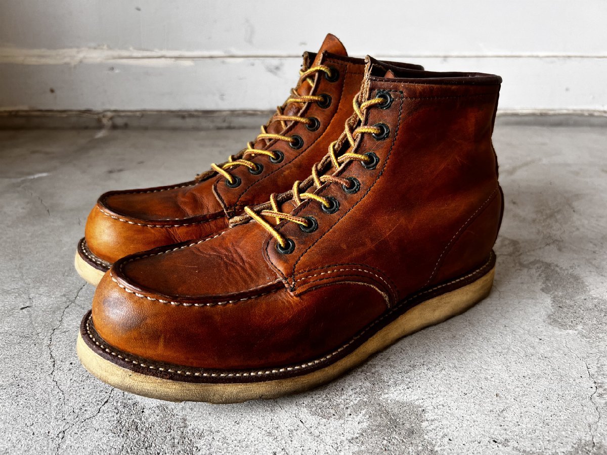 w^)b RED WING 90s USA製 875 サイド羽タグ US9.5E ヴィンテージ アイ