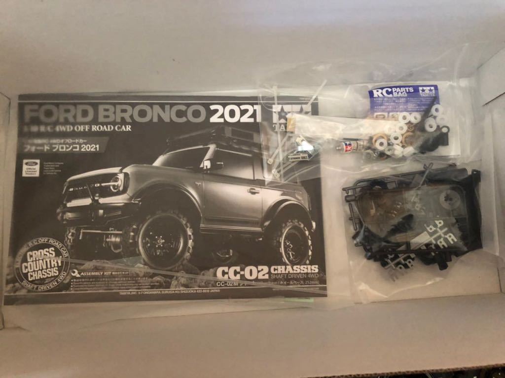 タミヤ 1/10 フォード ブロンコ 2021 CC-02 ESC サーボ付 美品 タミヤ 1/10 フォード ブロンコ 2021 CC-02 ESC サーボ付 美品