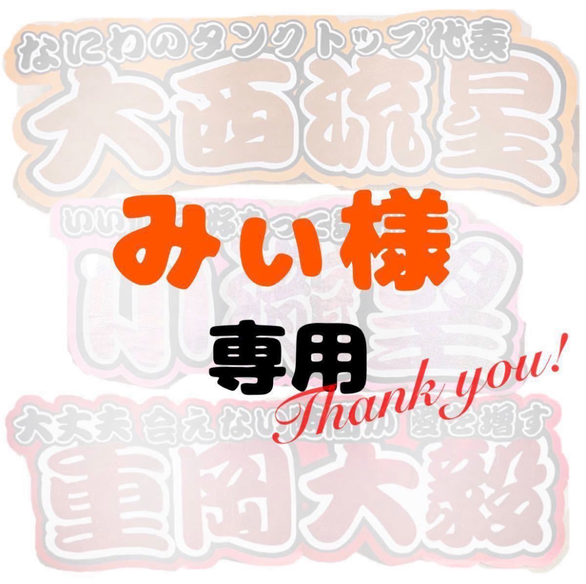 みぃ様 専用ページ うちわ文字 文字パネル 連結文字|PayPayフリマ