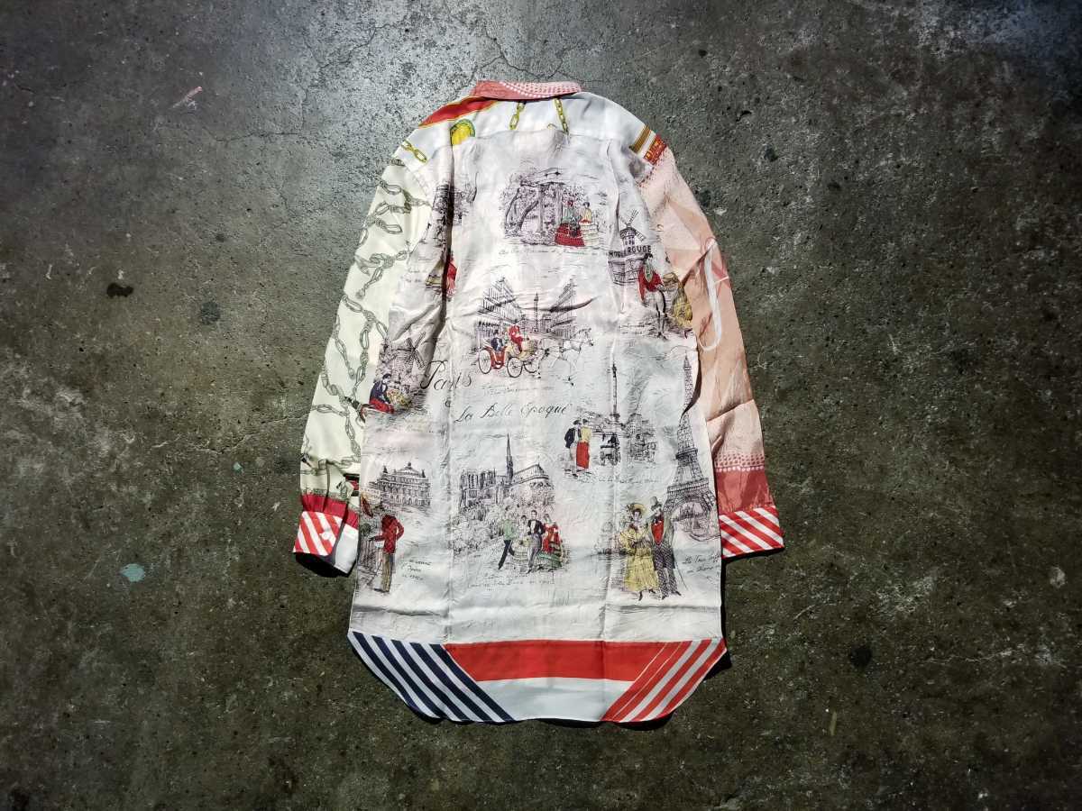 COMME des GARCONS HOMME PLUS 11AW アンティークスカーフロングシャツ