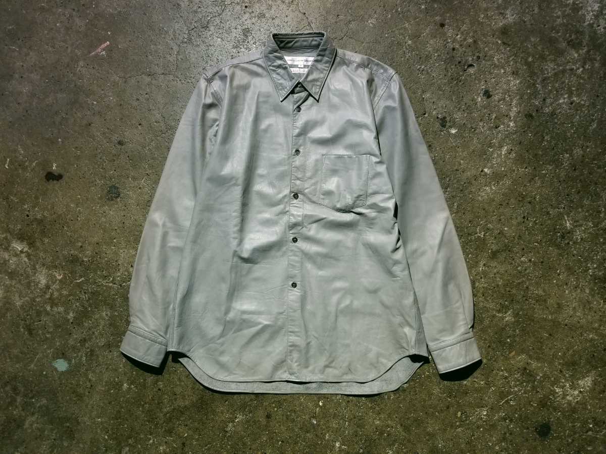 COMME des GARCONS SHIRT 90s レザーシャツ 牛革 1990s