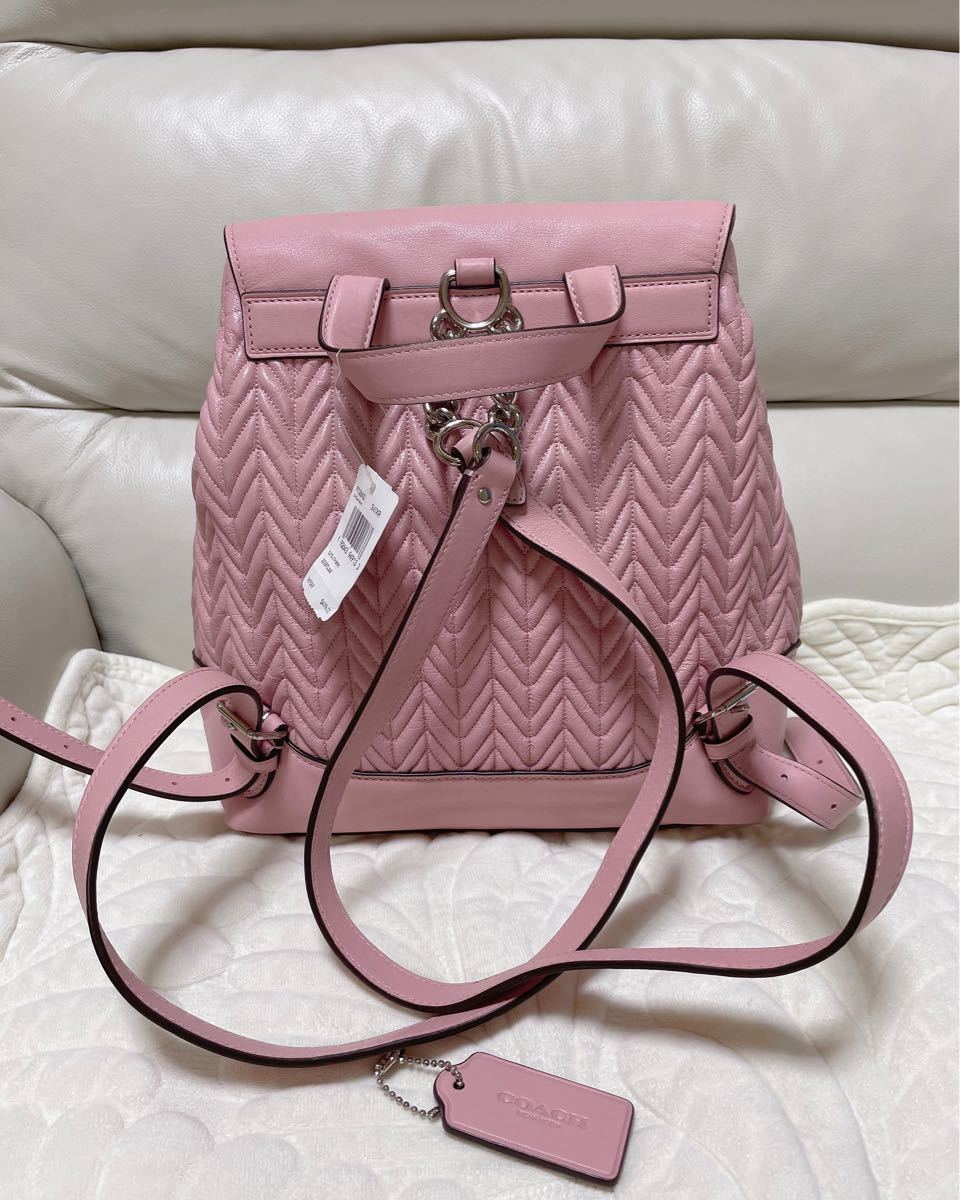COACH コーチ リュック レザー ピンク | arvotulkki.fi
