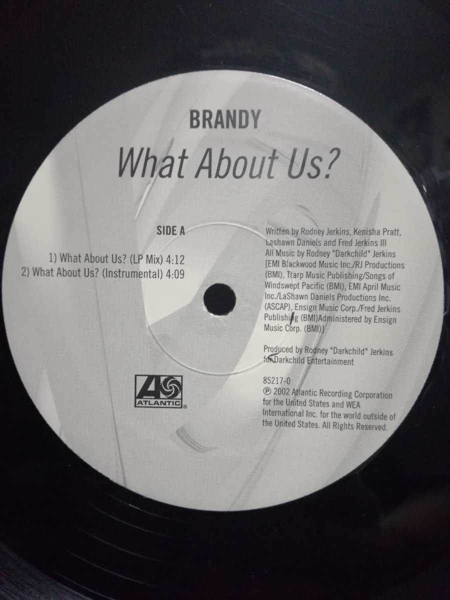 BRANDY - WHAT ABOUT【12inch】2002' Us Original_画像2