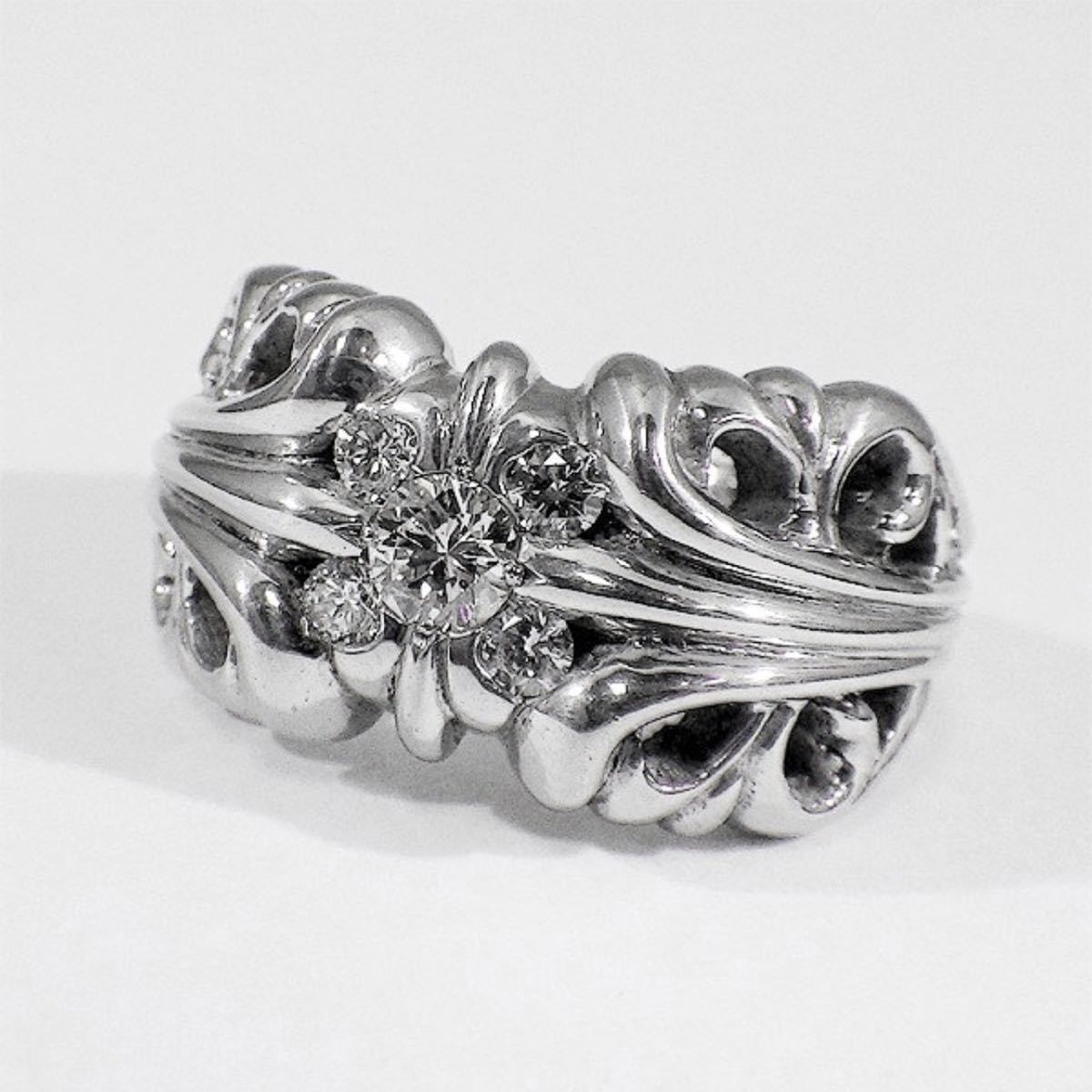 クロムハーツ K&Tリング ダイヤモンド 未使用 CHROME HEARTS KT リング