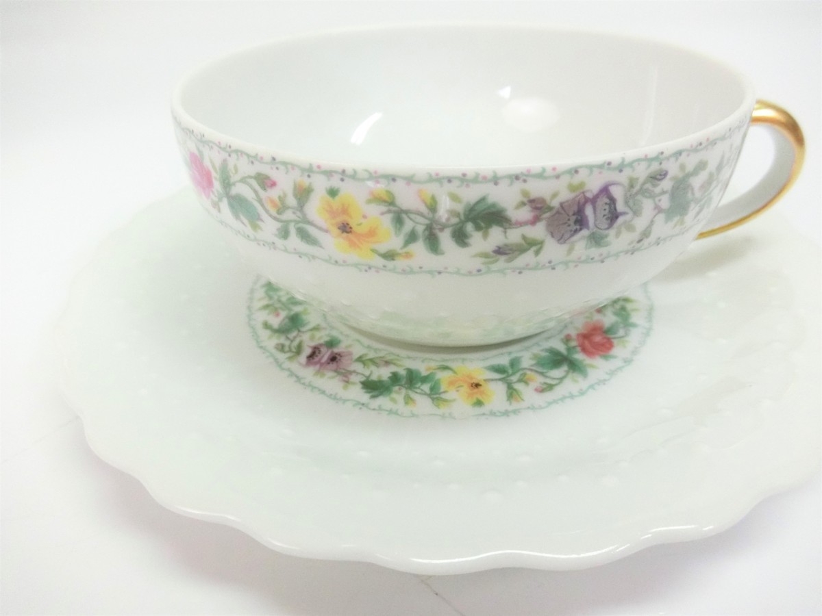 PORCELAINE DURE Georces Boyer LIMOGES FRANCE ティーセット PORCELAINE DURE Georces Boyer LIMOGES FRANCE ティーセット