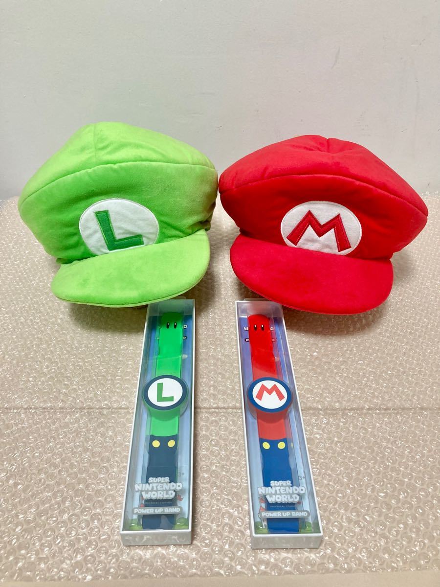 ポケットいっぱい USJ マリオ ルイージ ぬいぐるみハット パワーアップ