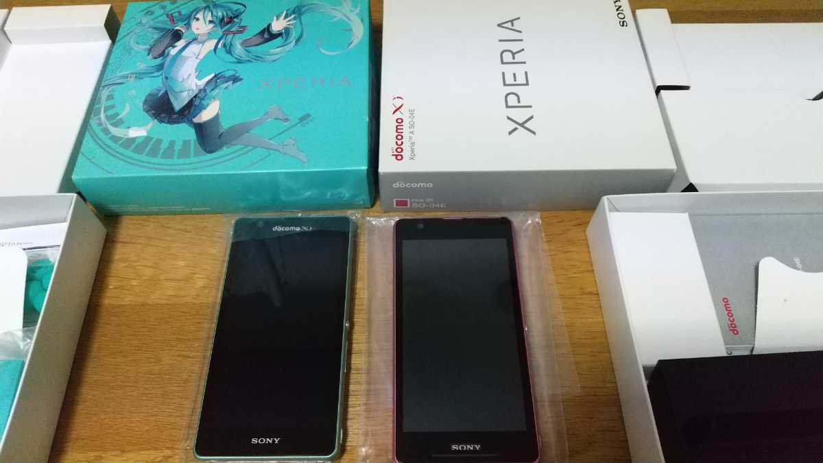 SONY XPERIA A SO-04E Miku 初音ミク ピンク 2個セット gruporio.net