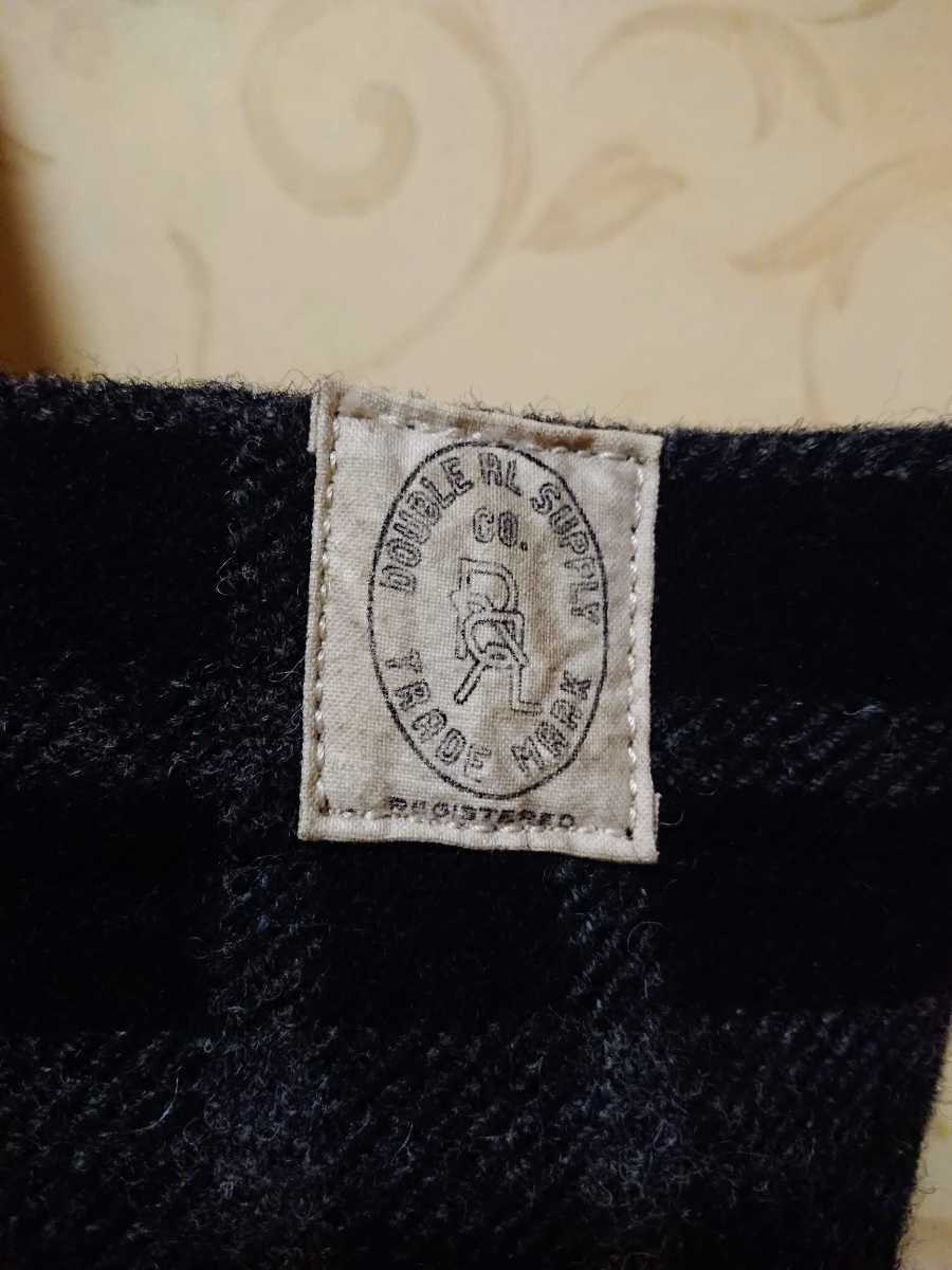 RRL ウール/レザー トートバッグ イタリア製 メンズファッション