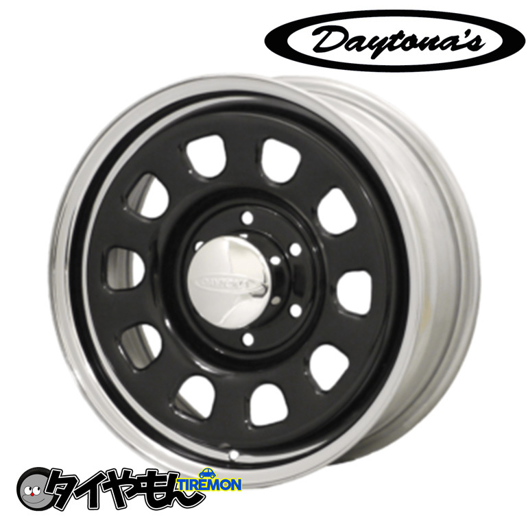 クラシック ブラック クローム デイトナ 215/65R16 タイヤホイールSET