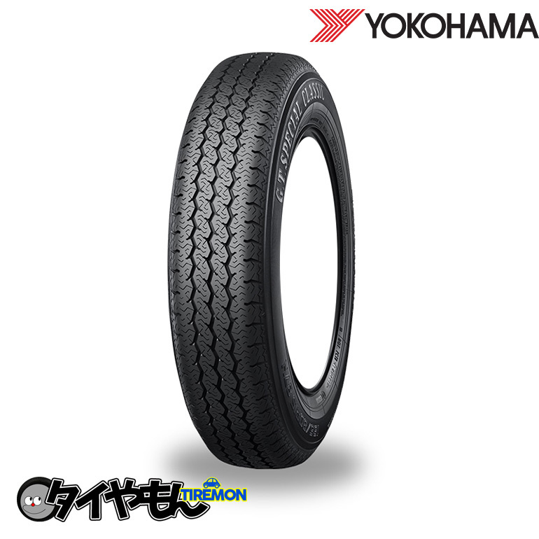 ヨコハマ Y350 145/80R10 145/80-10 69S 10インチ 4本セット クラシックタイヤ ホビー サマータイヤ_画像1