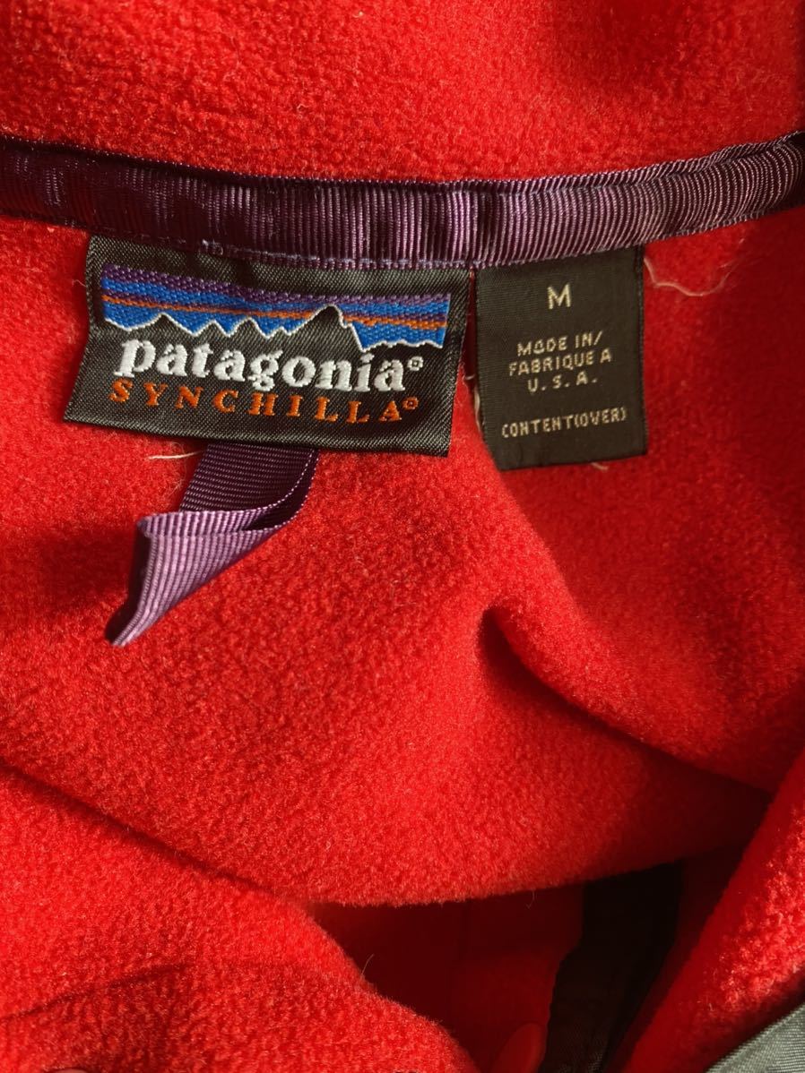 patagonia (パタゴニア )スナップT シンチラ USA製 フリース