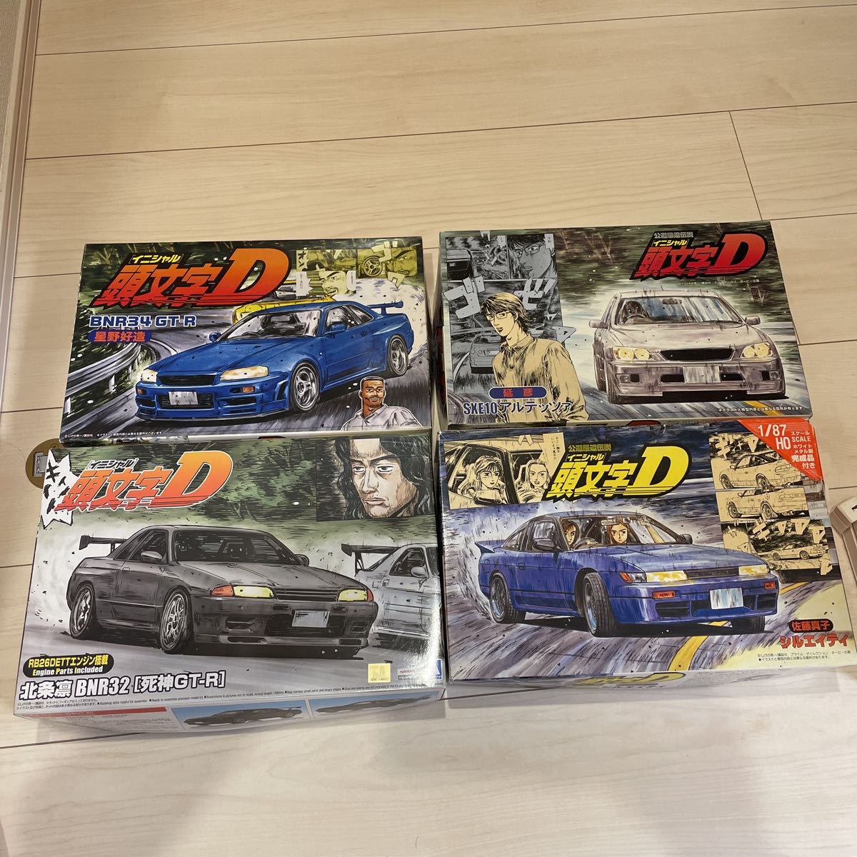 頭文字D イニシャルD プラモ フジミ アオシマ 1/24 アルテッツァ GT-R