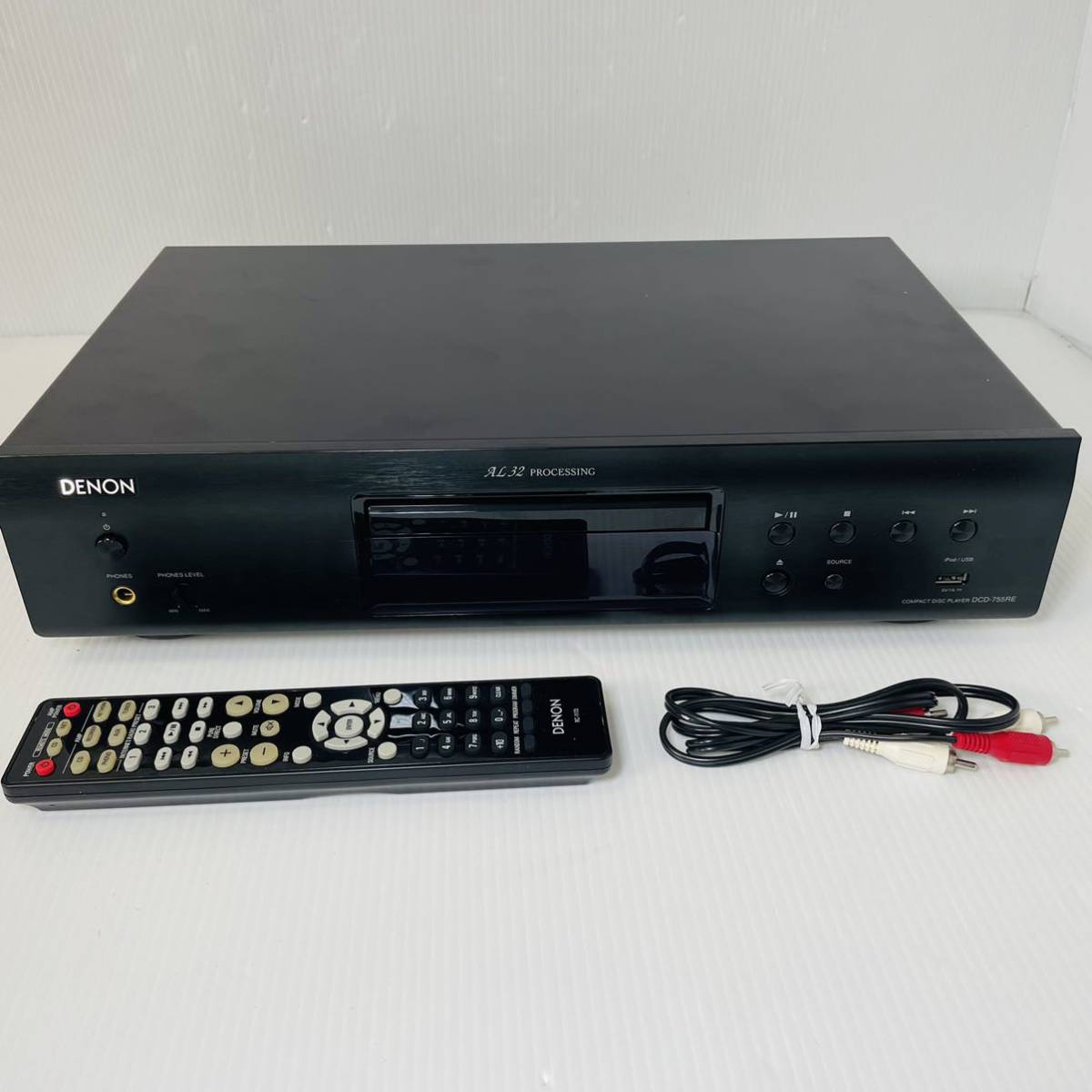 DENON デノン CDプレーヤー DCD-755RE AL32 PROCESSING リモコン付き