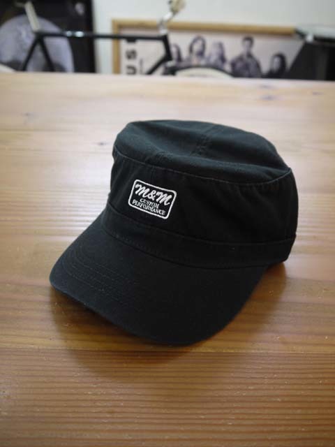 M&M TWILL WORK CAP(22-MG-006) /BLACK/新品・未使用/10%OFF