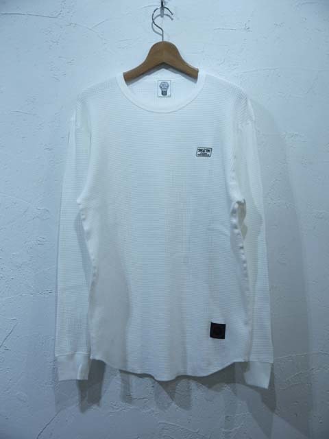 M&M WAFFLE L/S T-SHIRT(22-MT-021) /WHITE/XLsize/新品・未使用/10%OFF_画像2