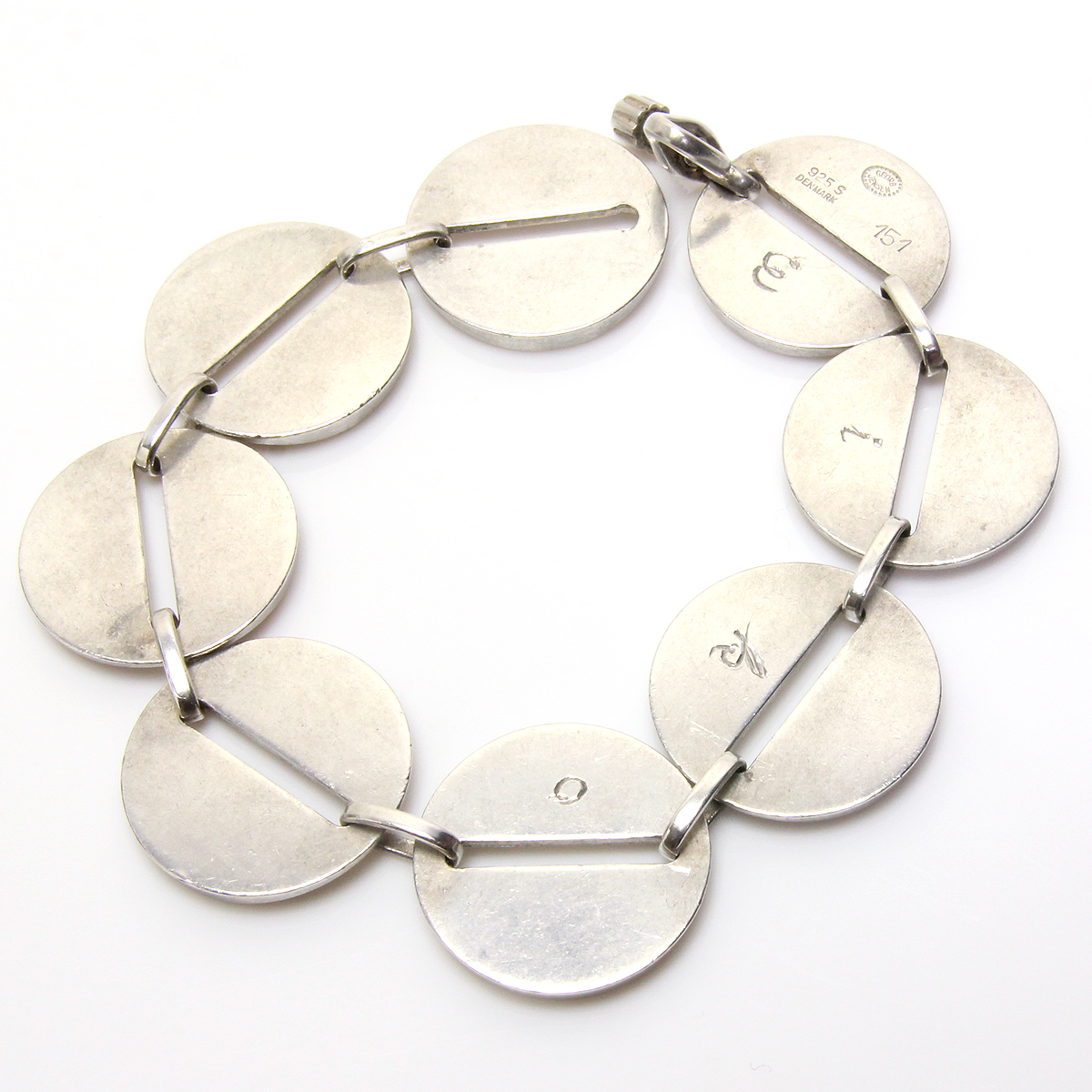 ジョージジェンセン 151 ブレスレット イニシャル GEORG JENSEN ナナ