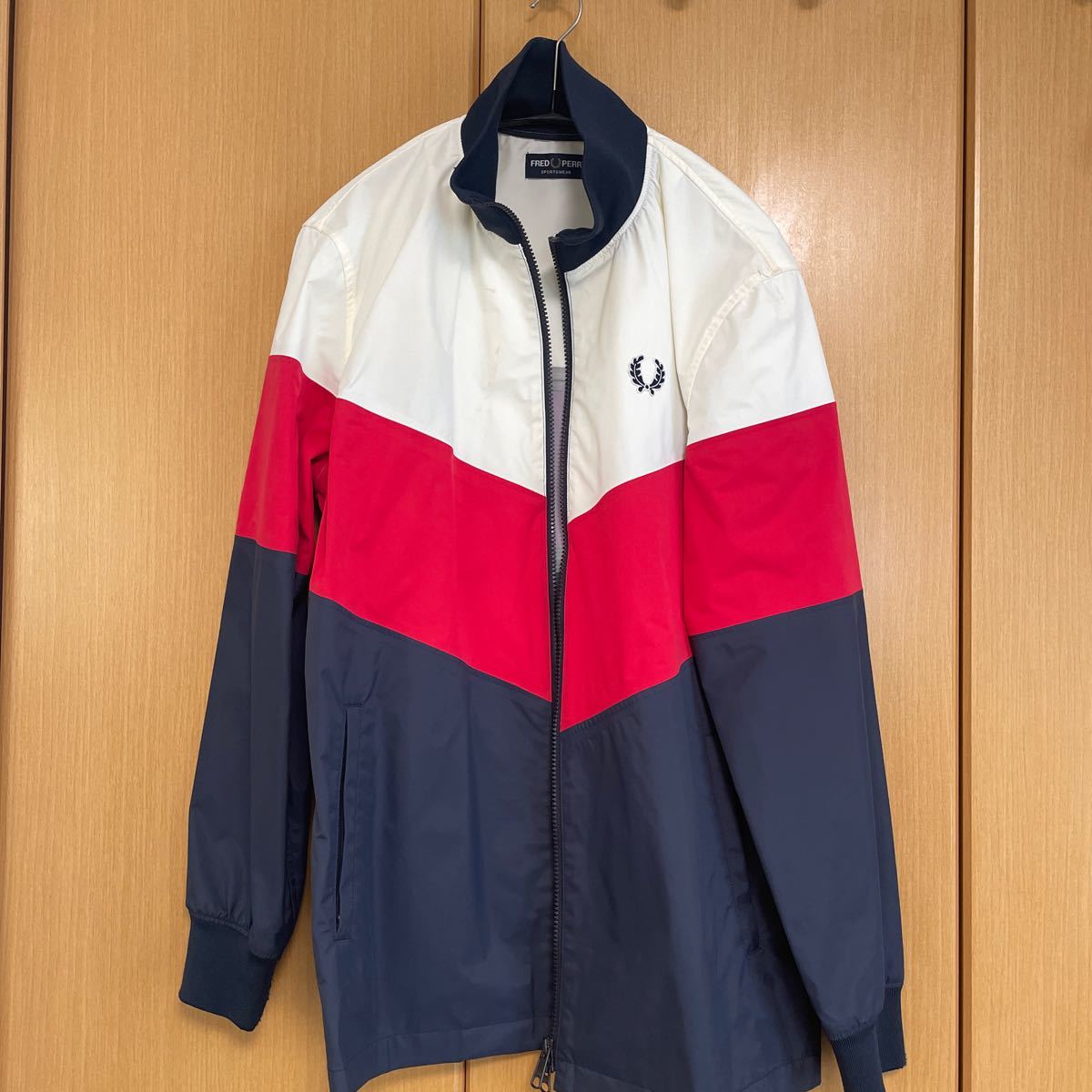 FRED PERRY トラックジャケット ブラック クリーム色 バイカラー 希少