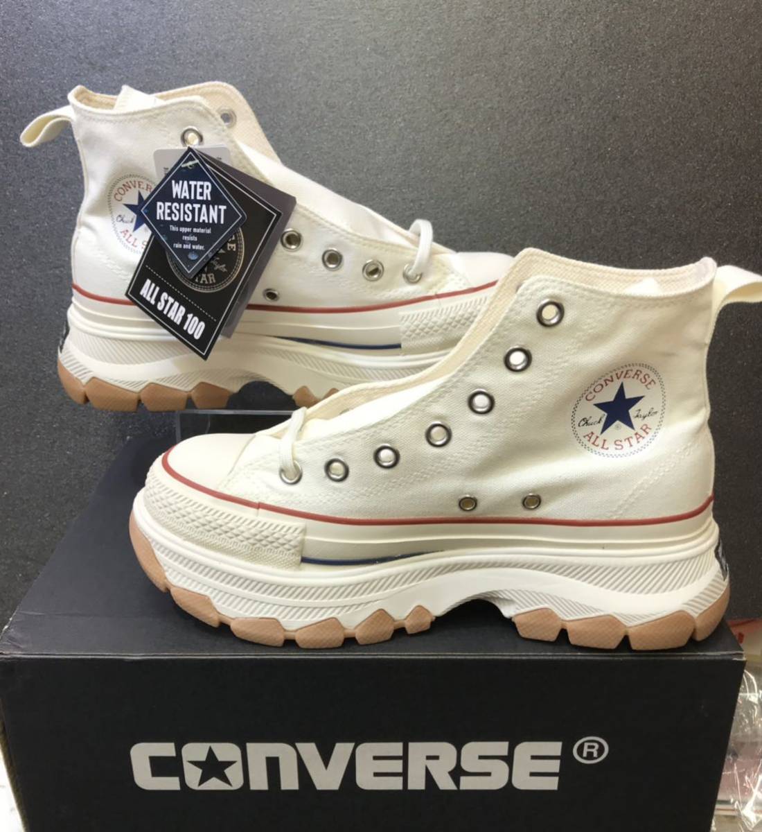 在庫あり】 CONVERSE 最新入荷】 【新品未使用】TREKWAVE 24.5cm コンバーストレック TREKWAVE トレックウェーブ HI 