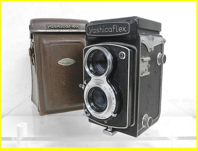 人気激安) Yashica flex アンティークカメラ 二眼レフカメラ fawe.org