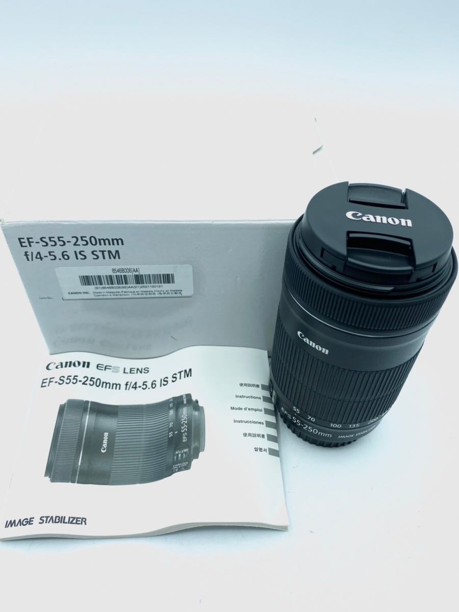 ☆外観美品☆綺麗です☆ Canon EF-S 55-250mm 1:4-5.6 IS STM レンズ